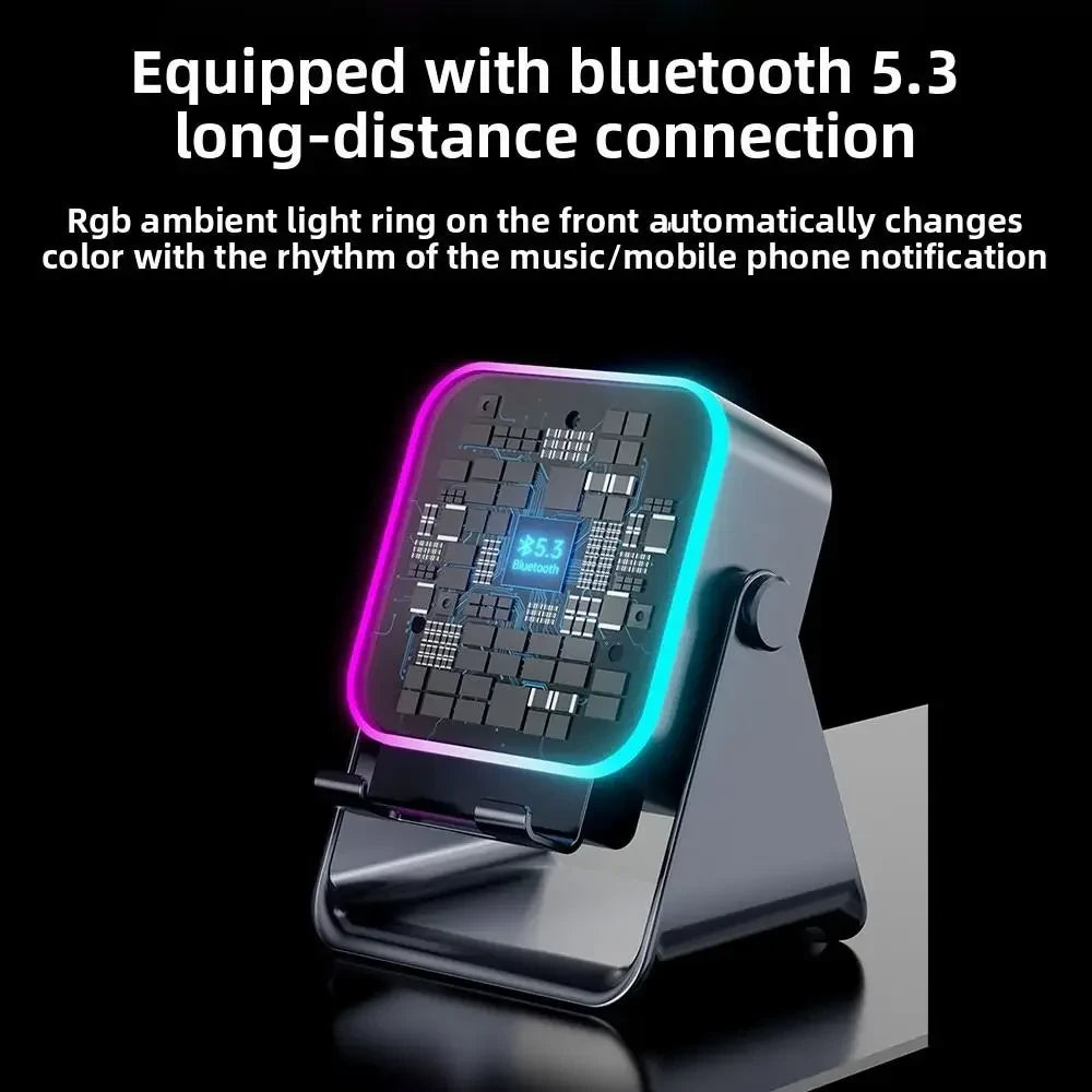 SoundStand 2-en-1 | Altavoz Bluetooth Deportivo + Soporte para Móvil con Luz LED
