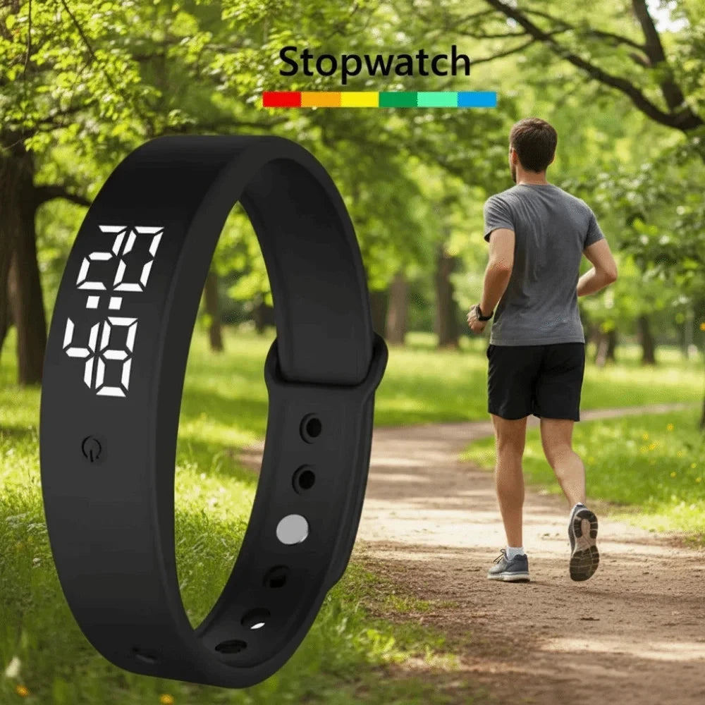 Pulsera Deportiva Anti-Calor con Alarma Vibratoria y Monitor de Temperatura