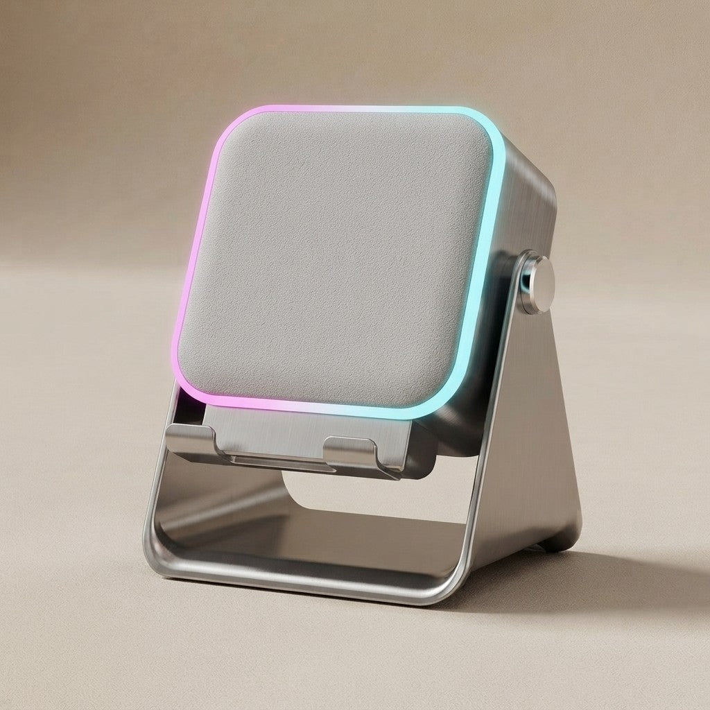 SoundStand 2-en-1 | Altavoz Bluetooth Deportivo + Soporte para Móvil con Luz LED