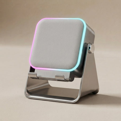 SoundStand 2-en-1 | Altavoz Bluetooth Deportivo + Soporte para Móvil con Luz LED
